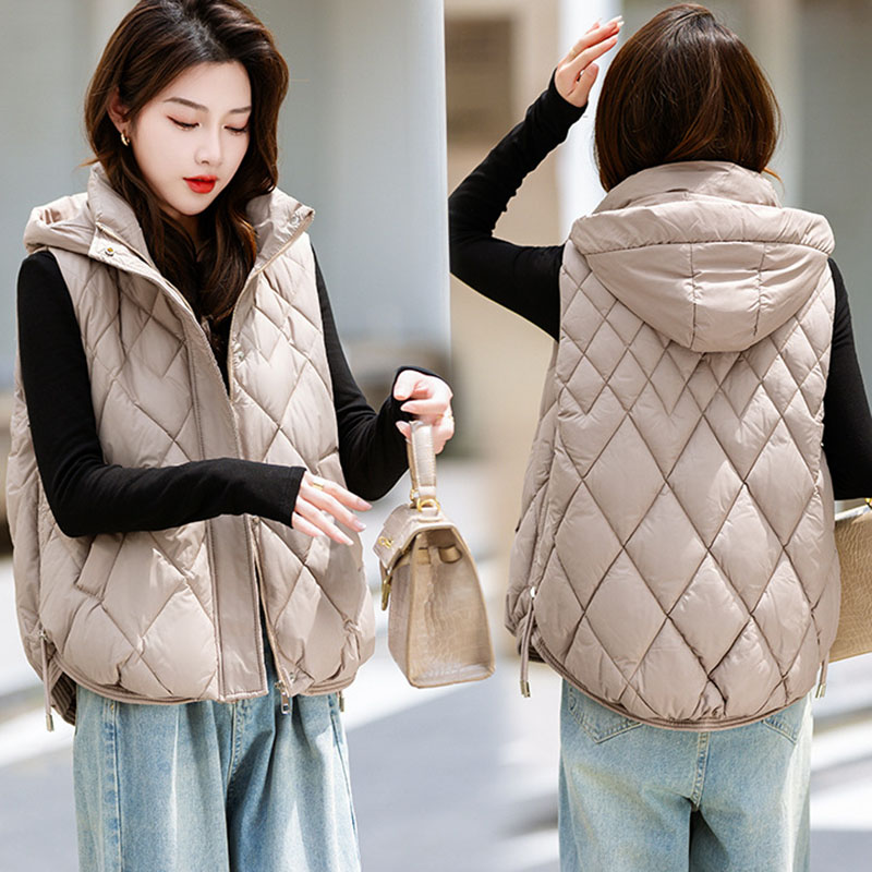 Down Vest Ultralight - 2024 Down Cotton Vest Women Parka
