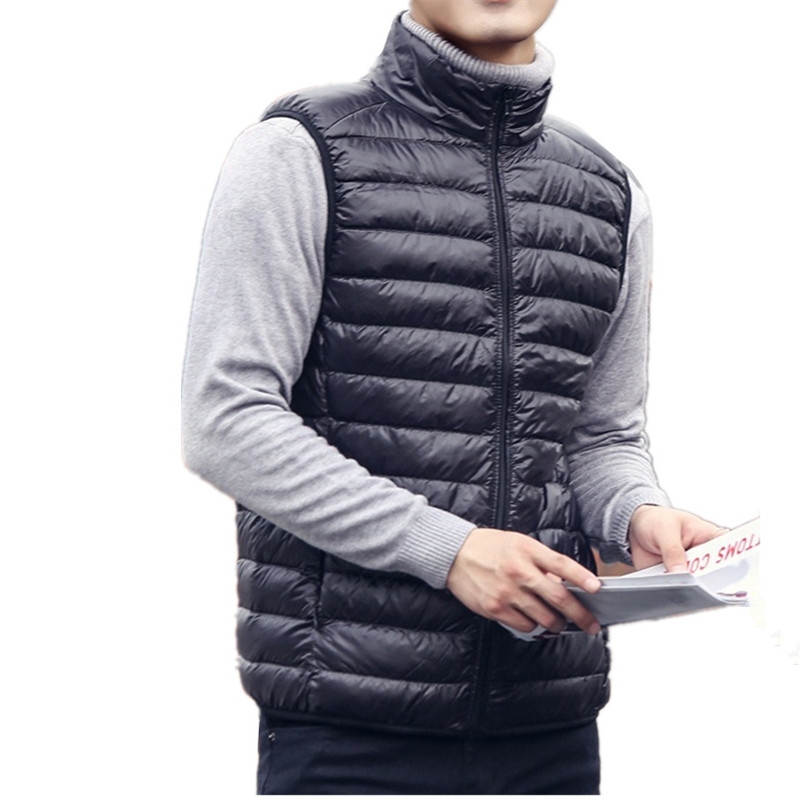 Down Vest Ultralight - Men's Sleeveless Puffer Jackets Fashion Brand