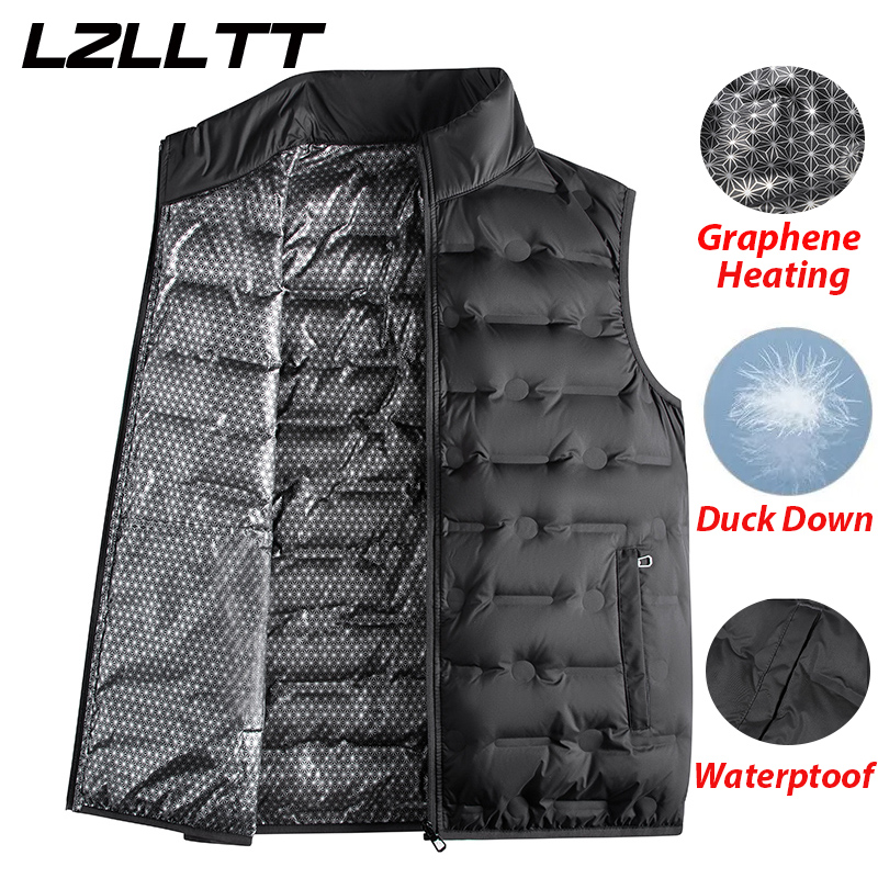 Down Vest Ultralight - Winter Men Down Vests Mens waterproof