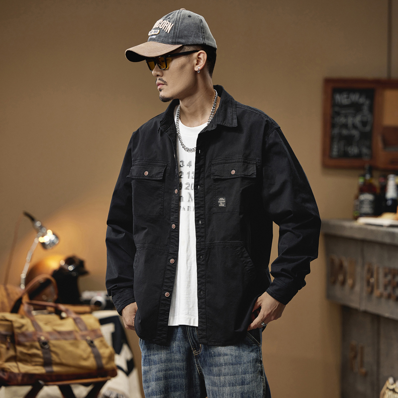 Cargo Shirt For Men Long Sleev - Quality Winter Clothing Brand ulasan dan harga
