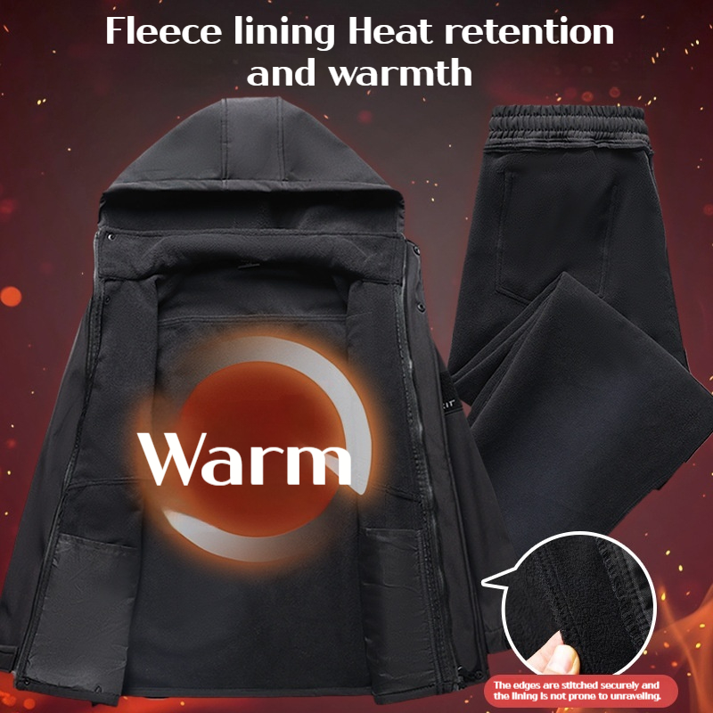 Men's Work Suit Winter Thicken - Winter Clothing Work ulasan dan harga