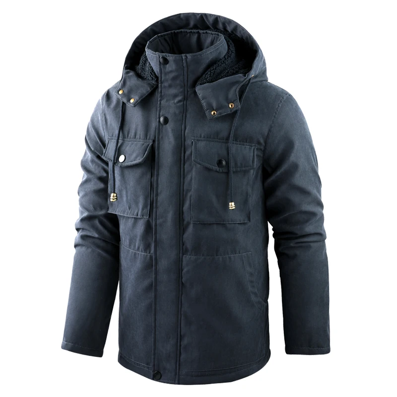 High Quality Men's Fleece Jack - Quality Winter Clothing Brand ulasan dan harga