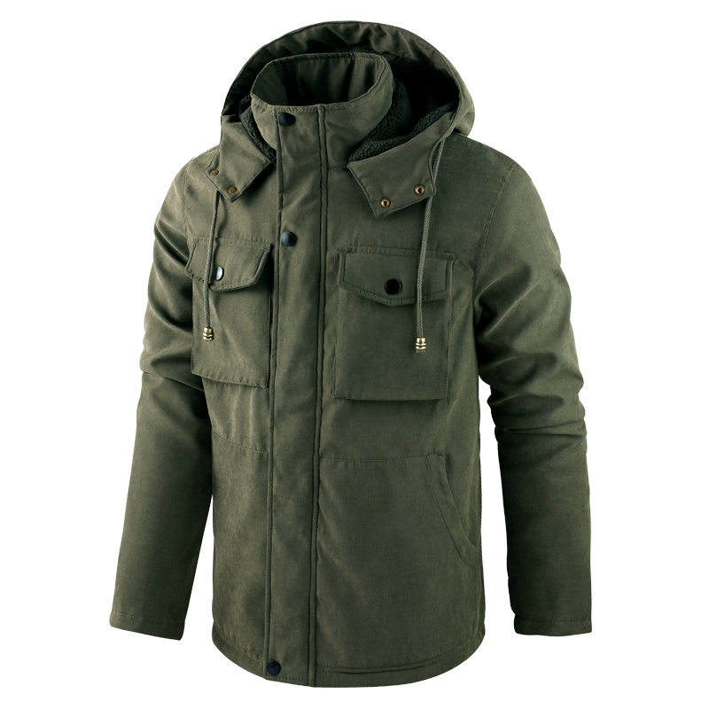 High Quality Men's Fleece Jack - Quality Winter Clothing Brand ulasan dan harga
