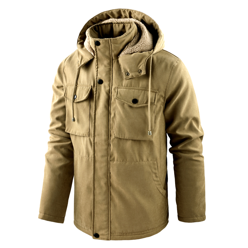 High Quality Men's Fleece Jack - Quality Winter Clothing Brand ulasan dan harga