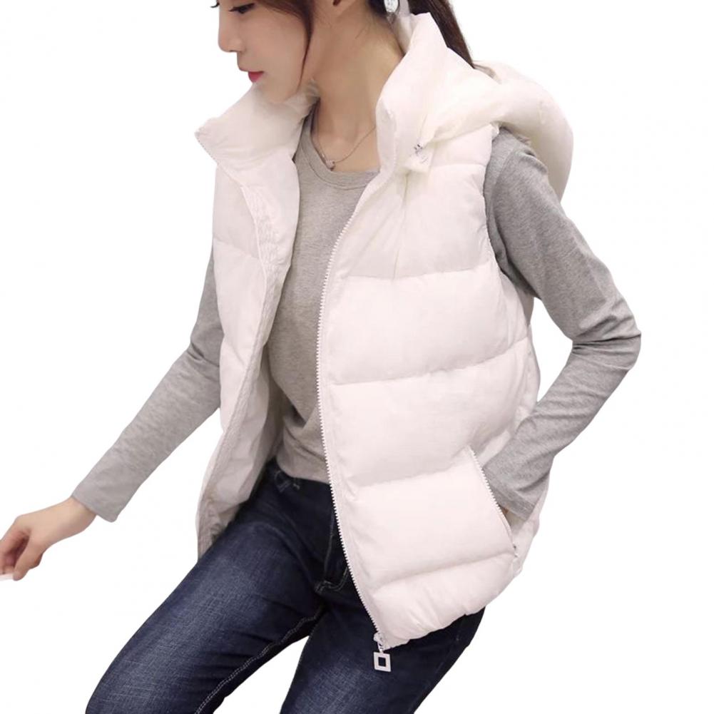 Women Sleeveless Pocket Hooded - Down Vest Ultralight ulasan dan harga