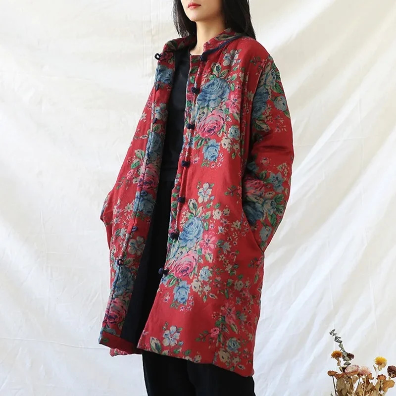 Chinese Style Clothing Warm Co - Winter Clothing Vintage ulasan dan harga