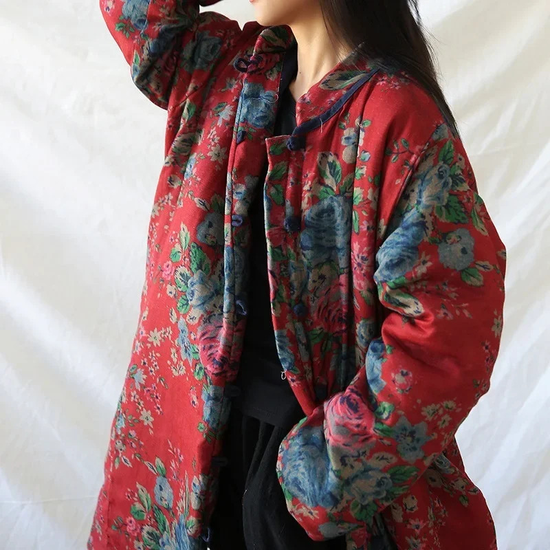 Chinese Style Clothing Warm Co - Winter Clothing Vintage ulasan dan harga