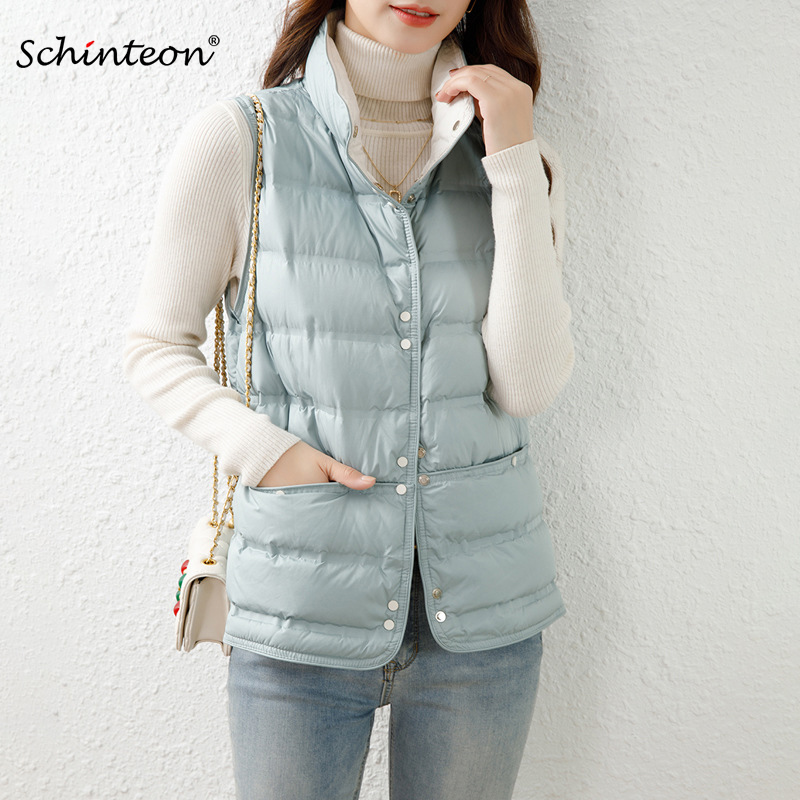 Schinteon Women Ultralight Whi - Down Vest Ultralight ulasan dan harga