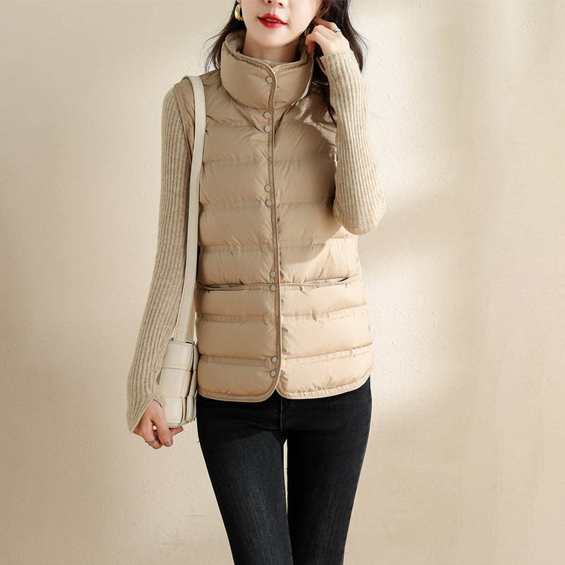 Schinteon Women Ultralight Whi - Down Vest Ultralight ulasan dan harga