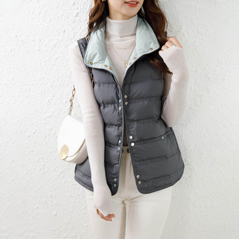 Schinteon Women Ultralight Whi - Down Vest Ultralight ulasan dan harga