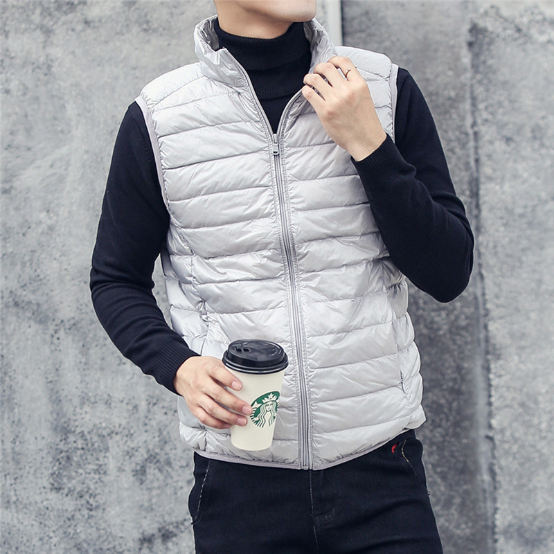 Men's Sleeveless Puffer Jacket - Down Vest Ultralight ulasan dan harga