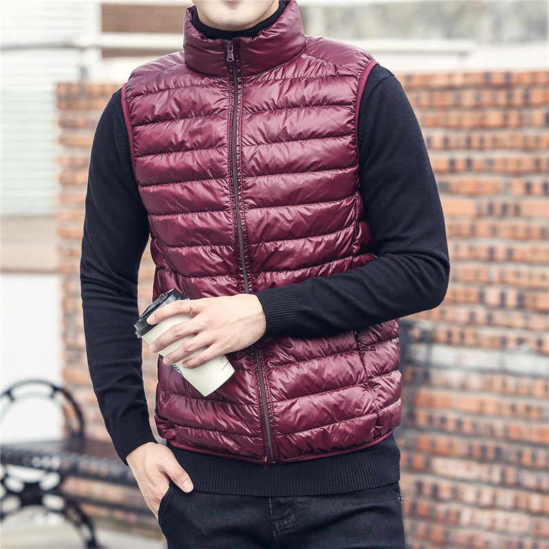 Men's Sleeveless Puffer Jacket - Down Vest Ultralight ulasan dan harga