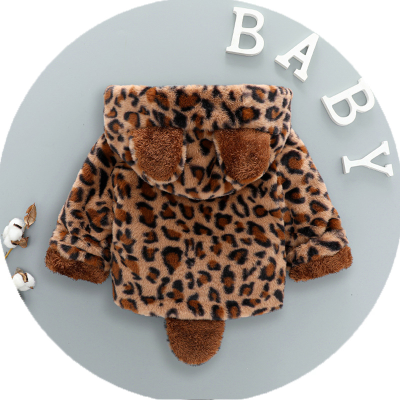 1 2 3 4 Years Plush Baby Jacke - Winter Clothing Baby ulasan dan harga