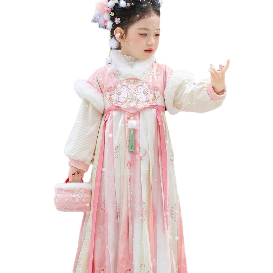 2025 Girls Fairy Hanfu Childre - Winter Clothing Baby ulasan dan harga