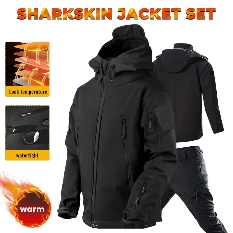 Men Thicken Soft Shell Winter  - Winter Clothing Work ulasan dan harga