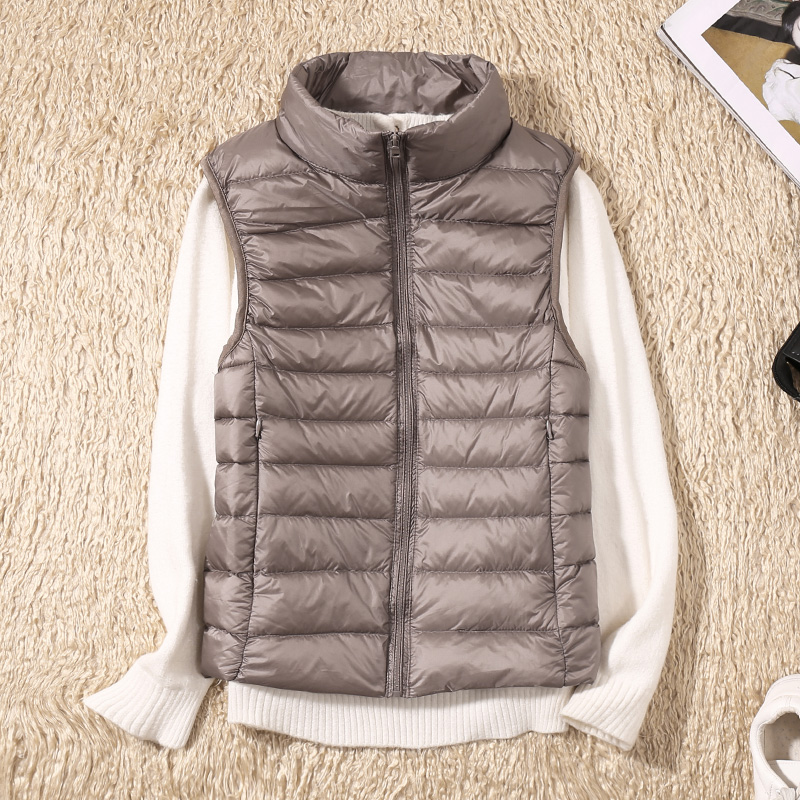 New Women Sleeveless Women's U - Down Vest Ultralight ulasan dan harga