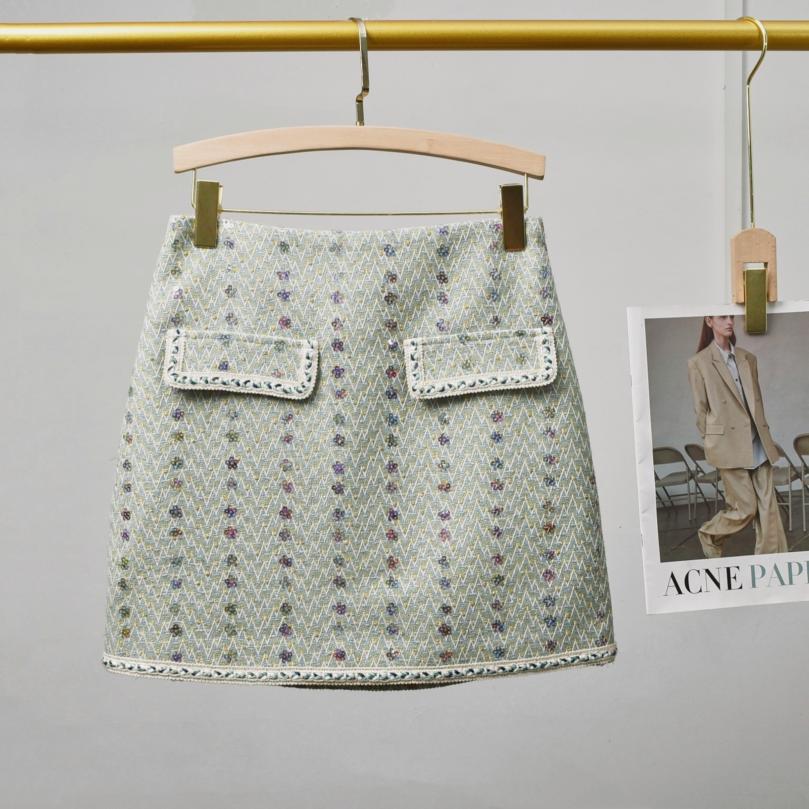 Women Elegant Tweed Luxury Sui - Winter Clothing Vintage ulasan dan harga