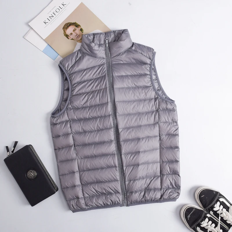 Autumn Winter Men Duck Down Ve - Down Vest Ultralight ulasan dan harga