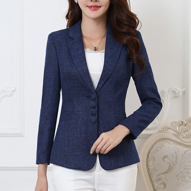 Fashion Women Blazers Jackets  - Winter Clothing Work ulasan dan harga