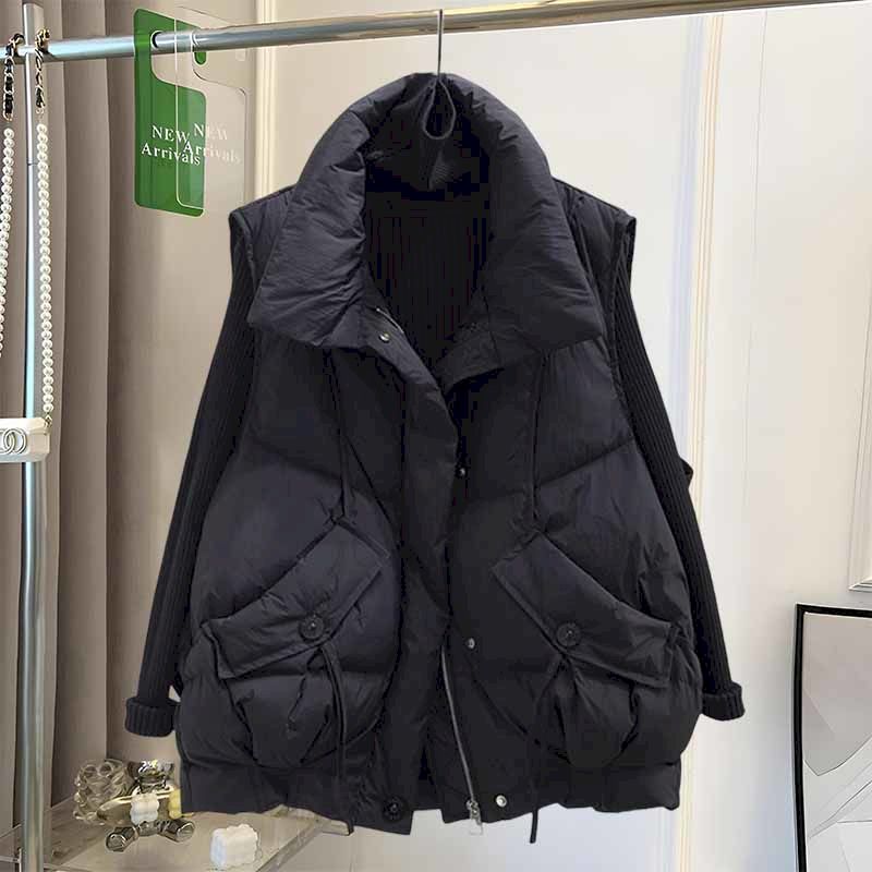 Korean Fashion Silk Floss Vest - Down Vest Ultralight ulasan dan harga