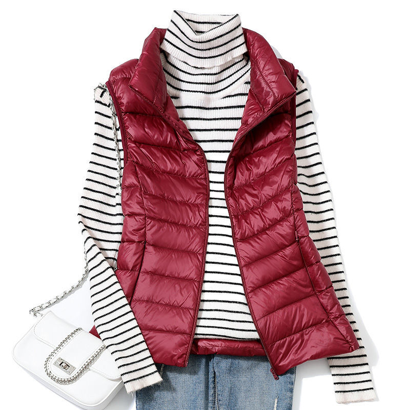 0-10℃ Women Winter Vest Autumn - Down Vest Ultralight ulasan dan harga