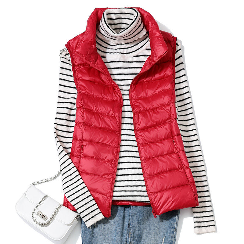0-10℃ Women Winter Vest Autumn - Down Vest Ultralight ulasan dan harga