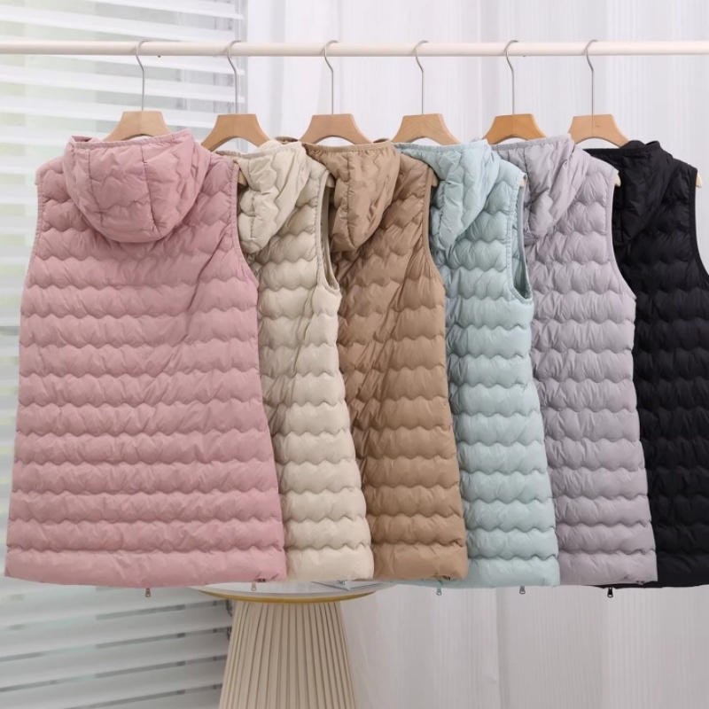 Autumn Winter Sleeveless Hoode - Down Vest Ultralight ulasan dan harga