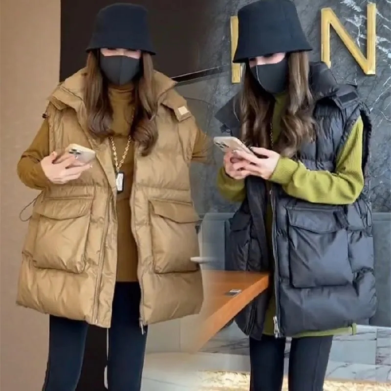 Women Winter Down Cotton Vest  - Down Vest Ultralight ulasan dan harga