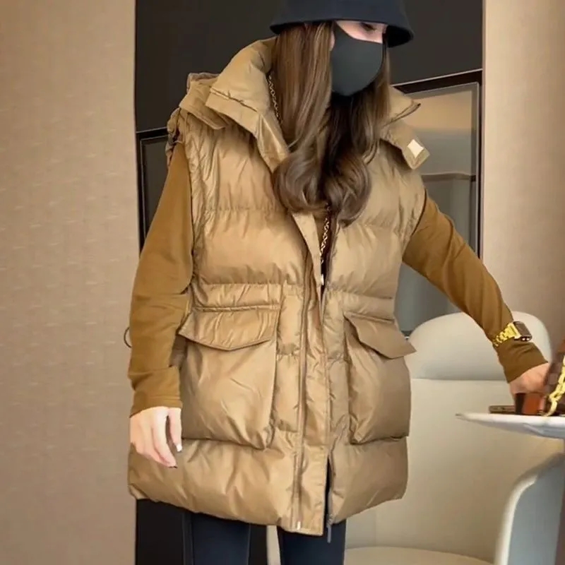 Women Winter Down Cotton Vest  - Down Vest Ultralight ulasan dan harga