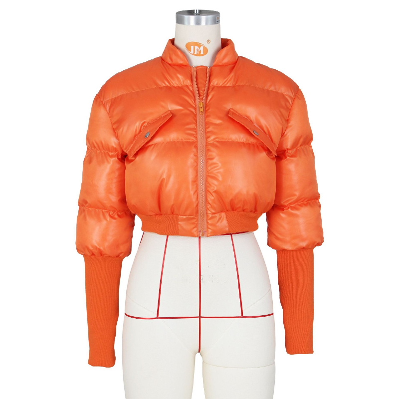 Women Parkas Short Coats Zippe - Winter Clothing Work ulasan dan harga