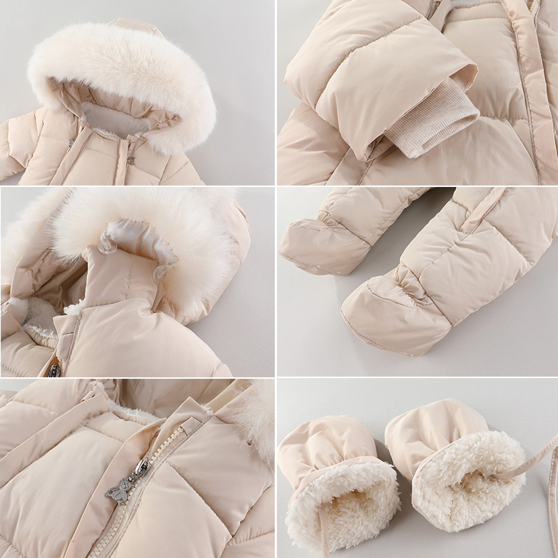 Winter Newborn Baby Romper Wit - Winter Clothing Baby ulasan dan harga