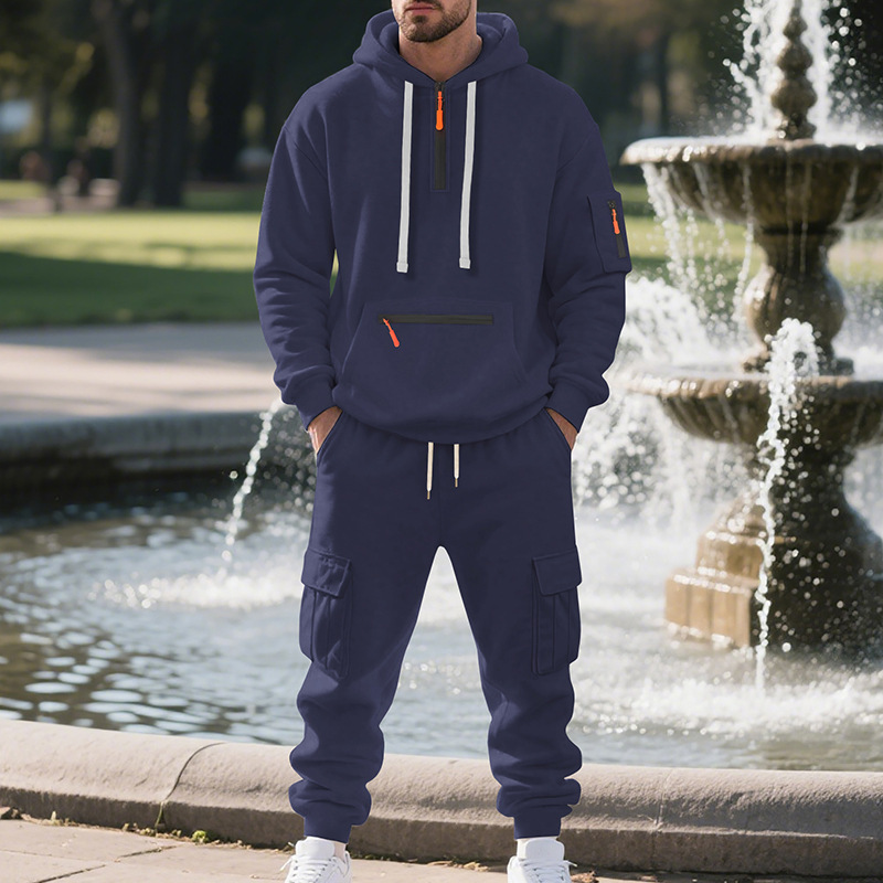 Men's sports suit style autumn - Winter Clothing Work ulasan dan harga